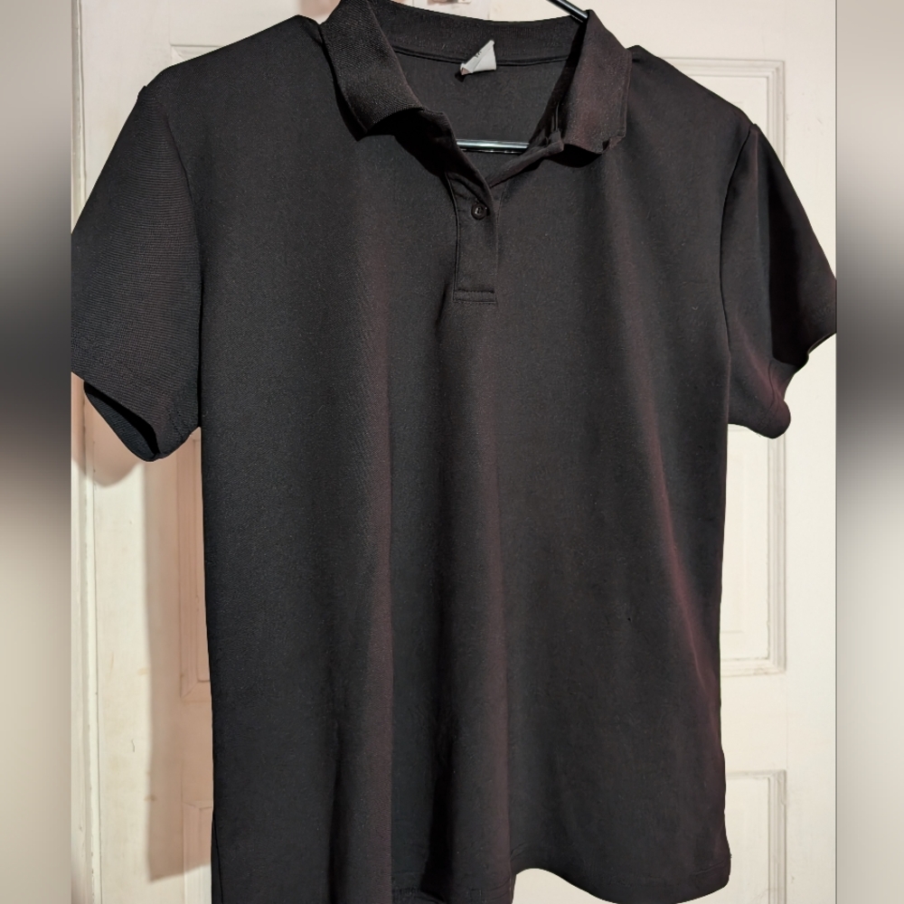 Plain Black Polo